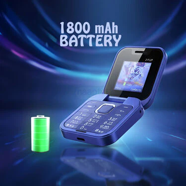 2 Sim Flip Phone With Camera & 4 Languages (PMH1 P) - Image 2