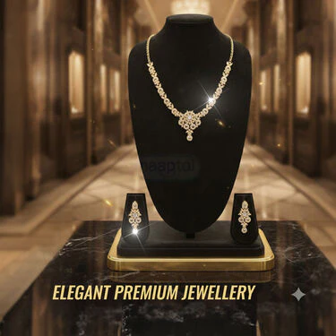 3 Austrian Diamond Necklace Set (3AUD22) - Image 4