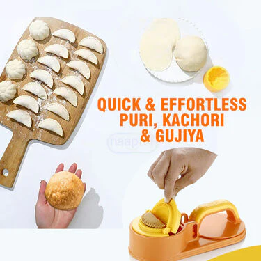4 in 1 Puri Kachori & Gujiya & Momo-Modak Maker (PKG11) - Image 4