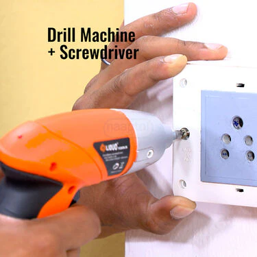 45 Pcs Rechargeable Powerful Cordless Drill Machine With Screwdriver (ET1) - Image 8