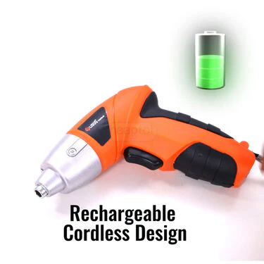 45 Pcs Rechargeable Powerful Cordless Drill Machine With Screwdriver (ET1) - Image 9