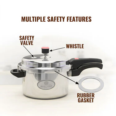 5 ltr + 3 ltr + 2 ltr + 1.5 ltr Pressure Cooker Combo (4PC4) - Image 3