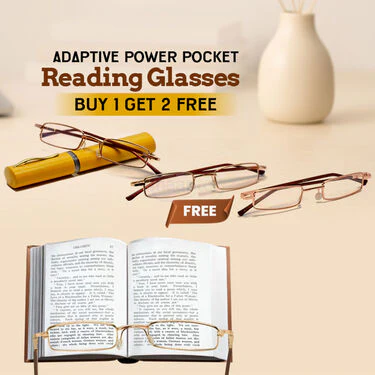 Adaptive Power Pocket Reading Glasses Buy 1 Get 2 Free (3ORG3) - Image 2