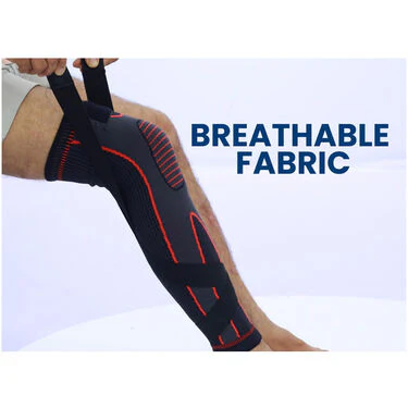 Adjustable Full Sleeve Compression Knee Support (ACN01) - Image 4