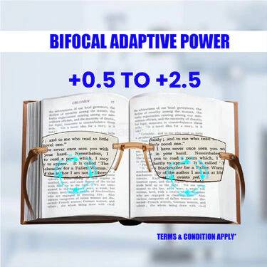 Bifocal Adaptive Power Reading Glasses - Buy 1 Get 2 FREE (3BCORG9) - Image 5