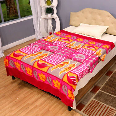 Buy 5 Get 5 Fleece Blankets - Floral Print (B5G528) - Image 3