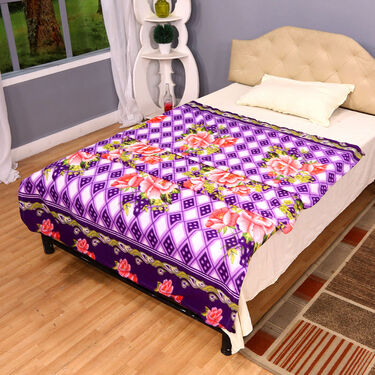 Buy 5 Get 5 Fleece Blankets - Floral Print (B5G528) - Image 4