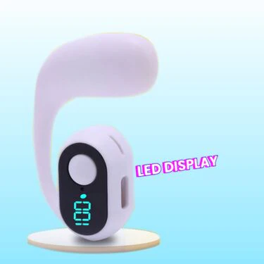 Clip-On Bluetooth Earphone With Display With Free Trimmer (TWS67) - Image 5