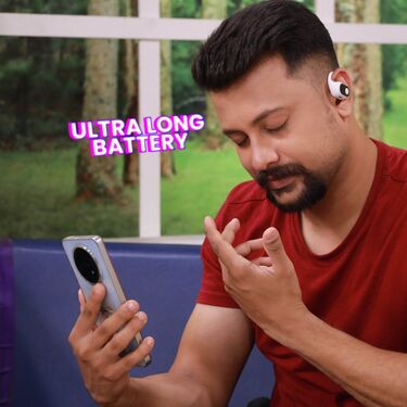 Clip-On Bluetooth Earphone With Display With Free Trimmer (TWS67) - Image 6