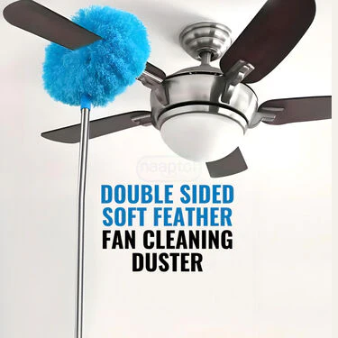 Double Sided Soft Feather Fan Cleaning Duster For Home - Image 2