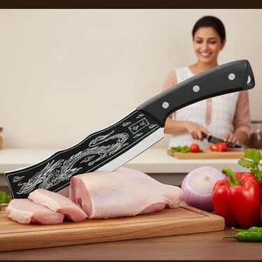 Dragon Knife For Meat & Vegetable Cutting (CK3) - Image 5
