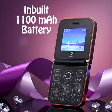 Dual Sim Stylish Fold Mobile With 4 Languages (PMH10 G) - Image 5