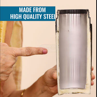 Hot Or Cold Insulated Flask (500 ml) + 2 Double Wall Cup (1F2C4) - Image 5