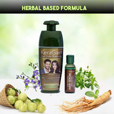 Keragain Hair Color Shampoo & Color Protecting Hair Serum - Image 6