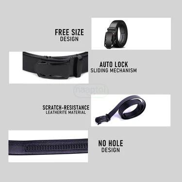 Mens Free Size Belt With Free Wallet (LBAW4) - Image 5