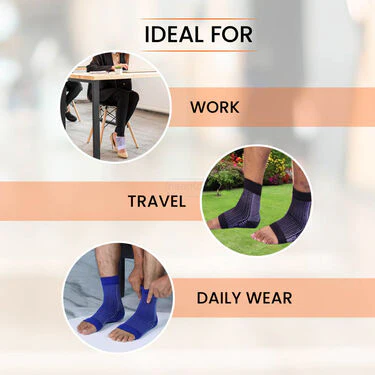 Neuropathy Compression Socks For Foot And Ankle Pain Buy 1 Pair Get 2 Pair Free (NCS03) - Image 3