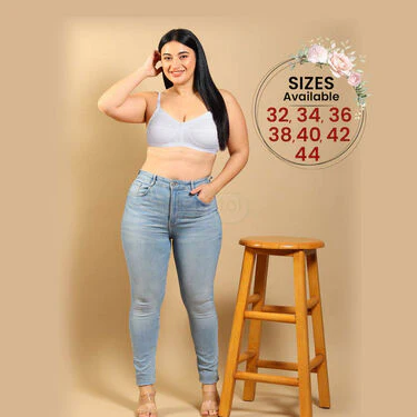 Pack Of 3 Full Coverage Daily Wear Bust Support Bra - Plus Size Only (3FCB1) - Image 2