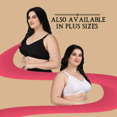 Pack Of 3 Full Coverage Daily Wear Bust Support Bra - Plus Size Only (3FCB1) - Image 3