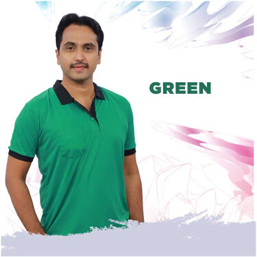 Pack of 5 Collar T-shirts with Pocket (5PT9) - Image 4