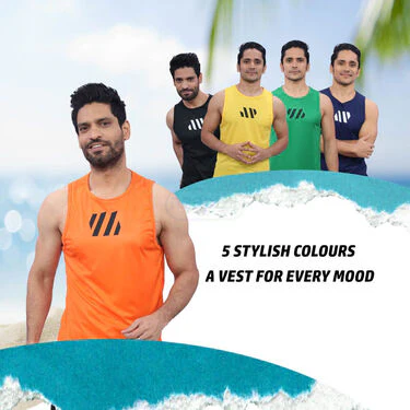 Pack Of 5 Sleeveless Vests For Men (5SL2) - Image 3