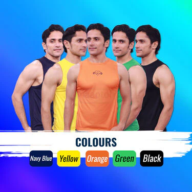 Pack Of 5 Sleeveless Vests For Men (5SL7) - Image 4
