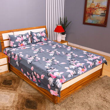 Pack of 7 Beautiful Home Double Bedsheets Set with 2 Blankets (7BS2FB) - Image 6