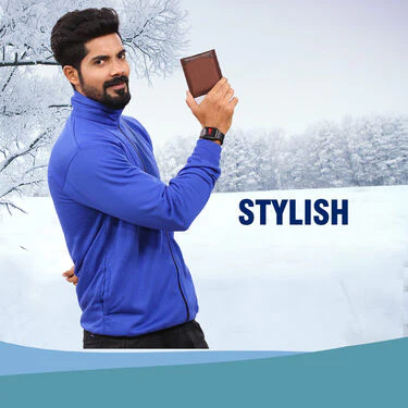 Pick Any 1 Fleece Jacket with Digital Watch And Wallet Free (1FJ9) - Image 7