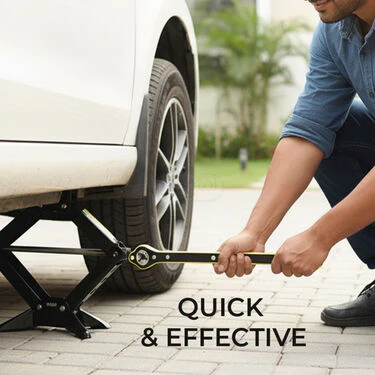 Quick & Effortless Car Jack Lifting Tool With Free Puncture Kit - Image 4
