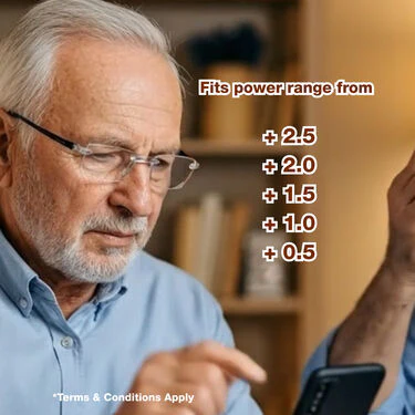Rimless Adaptive Power Reading Glass (RG1) - Image 3