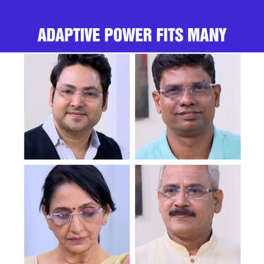 Rimless Adaptive Power Reading Glasses B1 G2 Free (3RG1) - Image 4