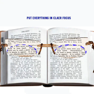 Rimless Bifocal Colored Daily Use Reading Glasses Buy 1 Get 2 (3BRG28) - Image 5