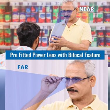 Rimless Daily Use Bifocal Reading Glasses - Buy 1 Get 2 FREE (3BRG16) - Image 3