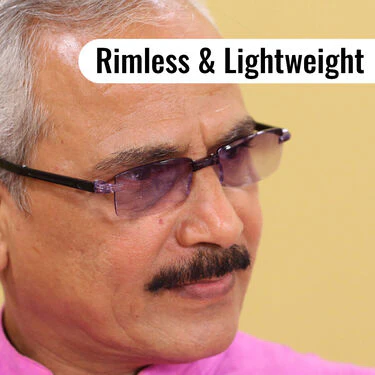 Rimless Folding Adaptive Power Mobile Protection Reading Glasses B1G1 (FORG10) - Image 4