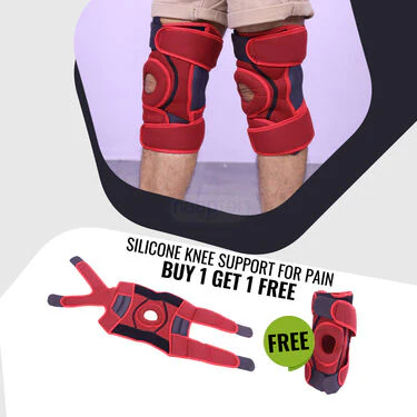 Silicon Knee Support For Pain Buy1 Get1 Free (KS02) - Image 2