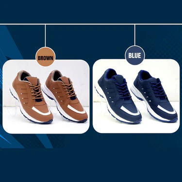 Sports Shoes + Free Leatherite Watch + Aluminium Wallet + Sunglasses - Pick Any 1 (SW41) - Image 2