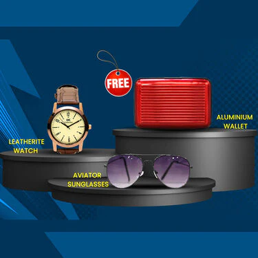 Sports Shoes + Free Leatherite Watch + Aluminium Wallet + Sunglasses - Pick Any 1 (SW41) - Image 4