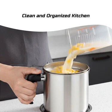 Stainless Steel Oil Filter Pot (1.0 Ltr) (1SOP1) - Image 3