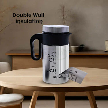 Steel Insulated Hot Flask (1200ml) + 4 Steel Cups (1IF4C2) - Image 6