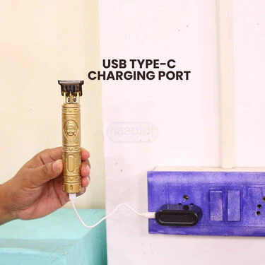 Stylish Golden Trimmer With Free Digital Watch (PMT1W2) - Image 3