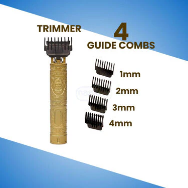 Stylish Golden Trimmer With Free Digital Watch (PMT1W2) - Image 5