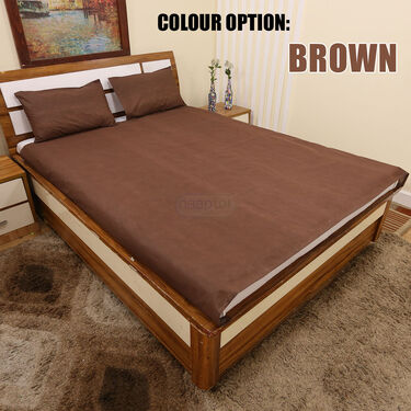 Water Proof Double Mattress Protector Sheet with 2 Pillow Protector Free (DMP8) - Image 3